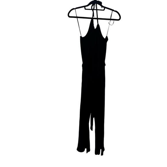 Monrow Women's Super Soft Halter Neck Jumpsuit Black Size Medium NWT - Picture 7 of 12